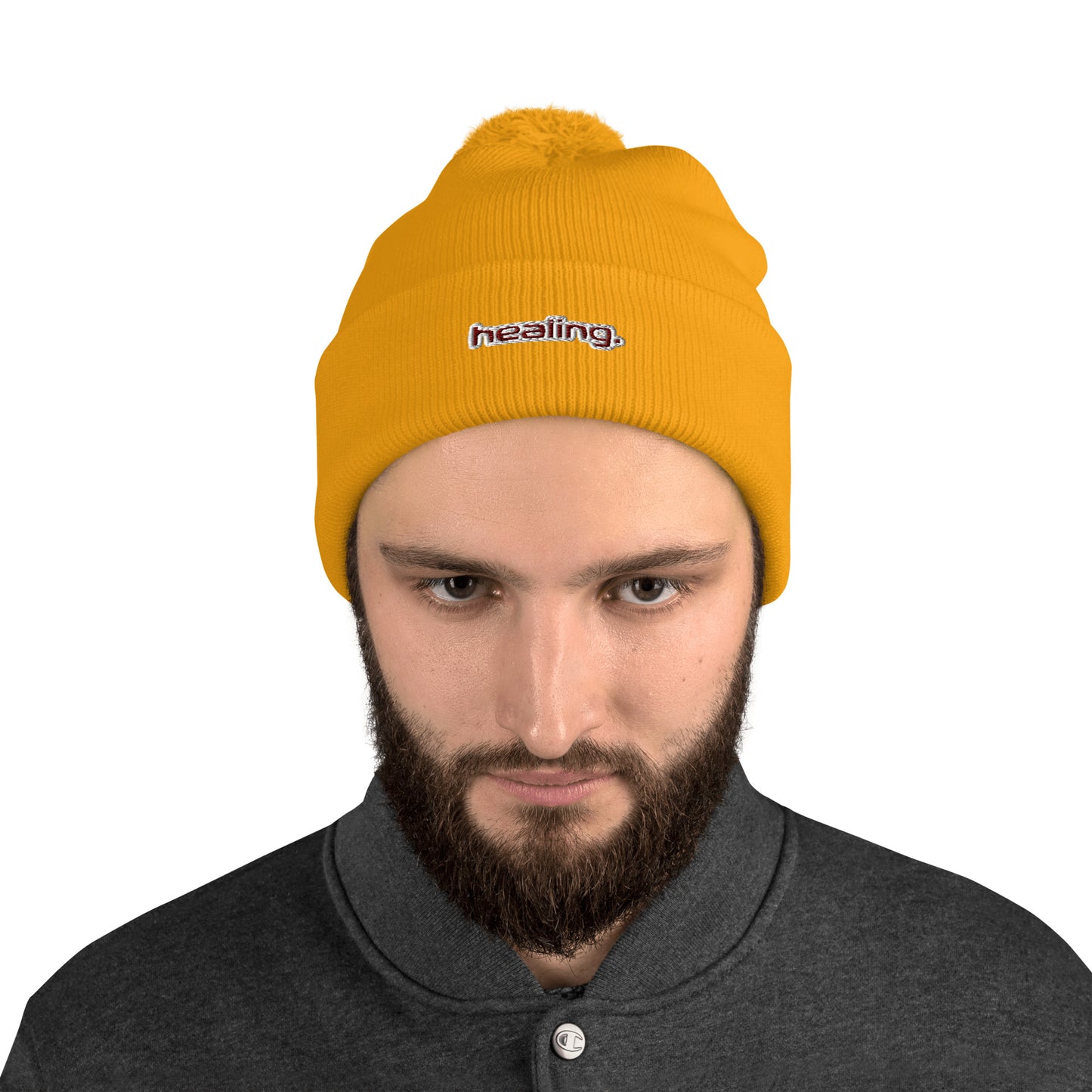 Healing Pom-Pom Beanie