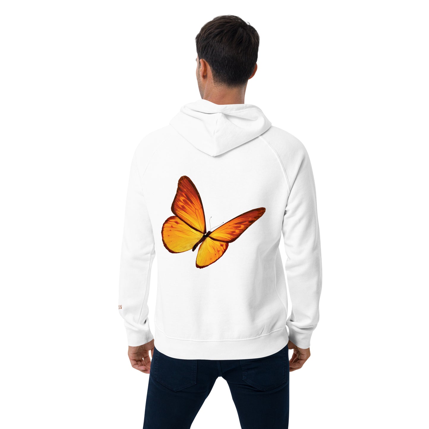 Super Soft Unisex eco raglan hoodie 100% organic cotton