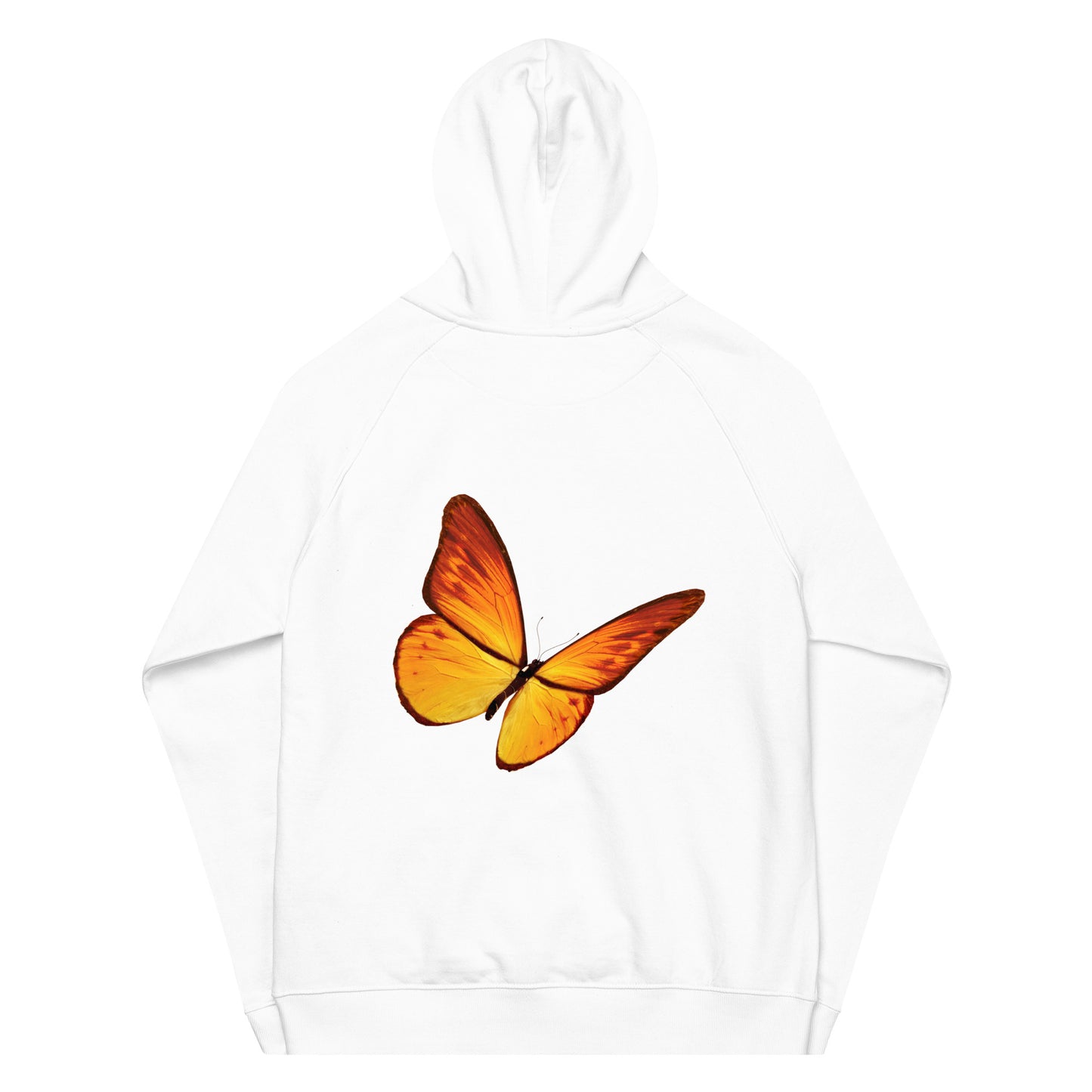 Super Soft Unisex eco raglan hoodie 100% organic cotton