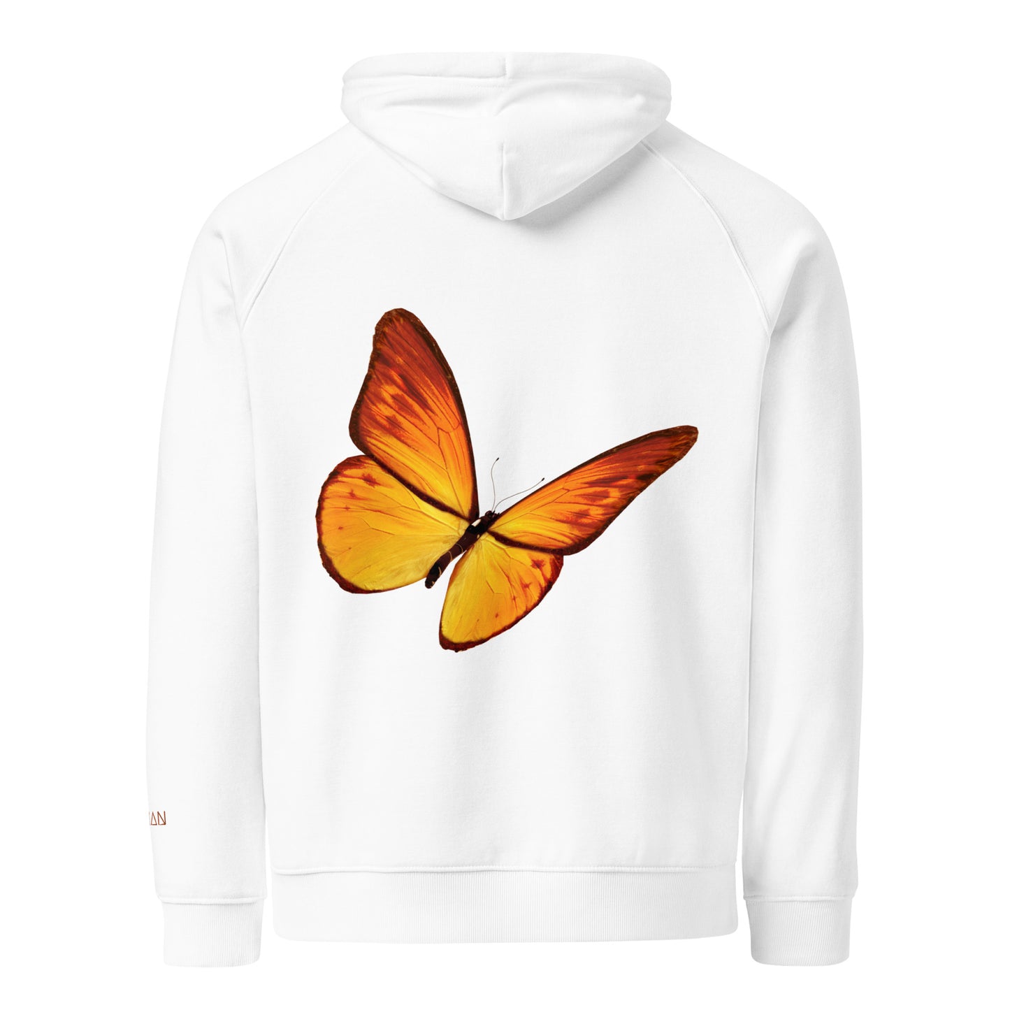 Super Soft Unisex eco raglan hoodie 100% organic cotton