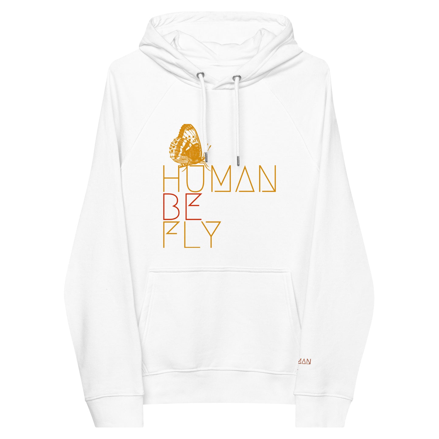 Super Soft Unisex eco raglan hoodie 100% organic cotton